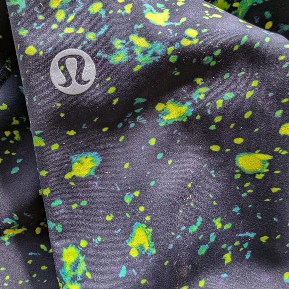 Lululemon Base Pace High Rise Crop 23" Sparks Fly Multi Sz 6 High Waist Nulux - Picture 12 of 14